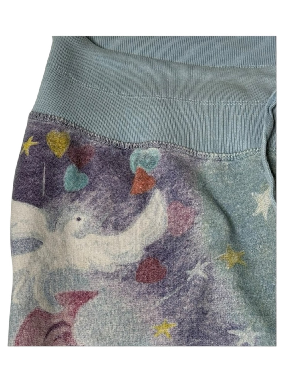 Y2K: Lucky Brand ✌︎︎ Peace Love Hippie Tie Dye Sweatpants ✌︎︎ Cloud Blue ✌︎︎ XL - Picture 6 of 16